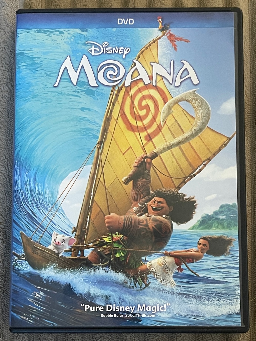 Moana DVD 2017 Disney Auli’i Cravalho Animated Family Widescreen